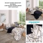 ETE HOMETEX TEK KİŞİLİK LÜX WELSOFT YORGAN SETİ EFEKT ANTRASİT 155X215CM 8696474231965